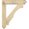 Ekena Millwork Balboa Arts and Crafts Rough Sawn Bracket w/ Offset Brace, Douglas Fir, 6"W x 26"D x 30"H BKT0604X26X30BOA03RDF - alternate 4